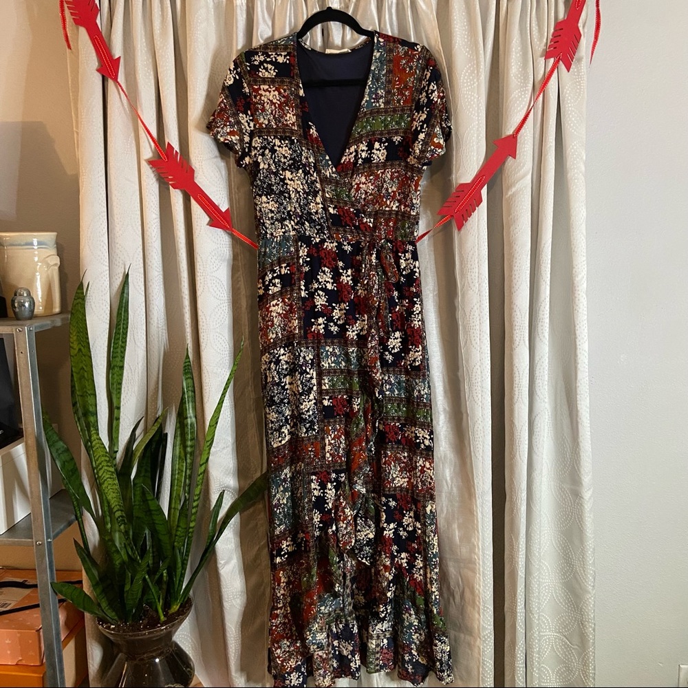Wrap maxi dress